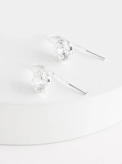 Plaqué argent - Pendants d'oreilles scintillants