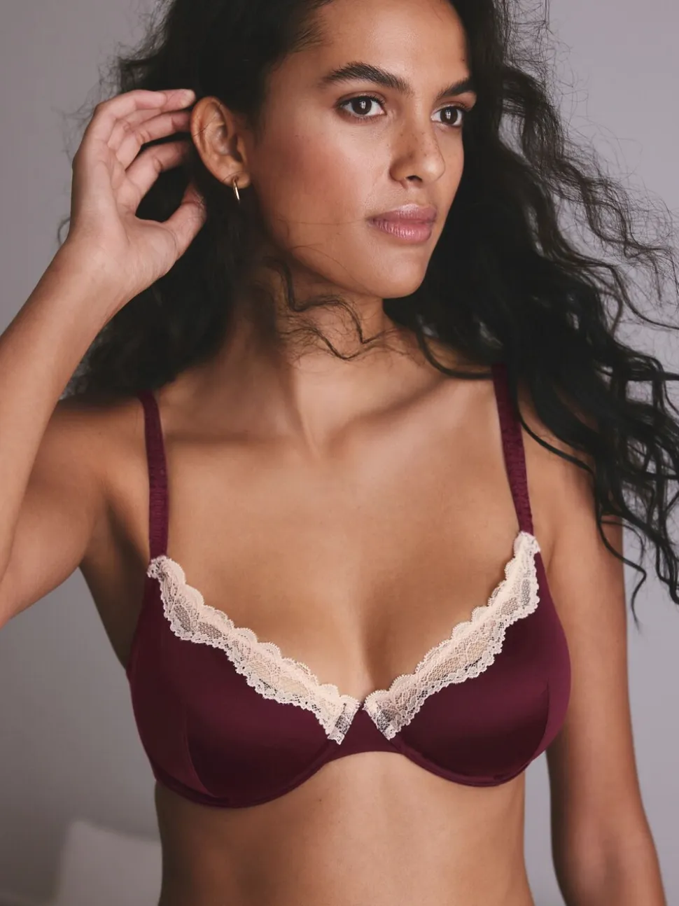 Plum/Vert - Soutien-gorge brillant