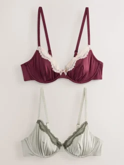 Plum/Vert - Soutien-gorge brillant