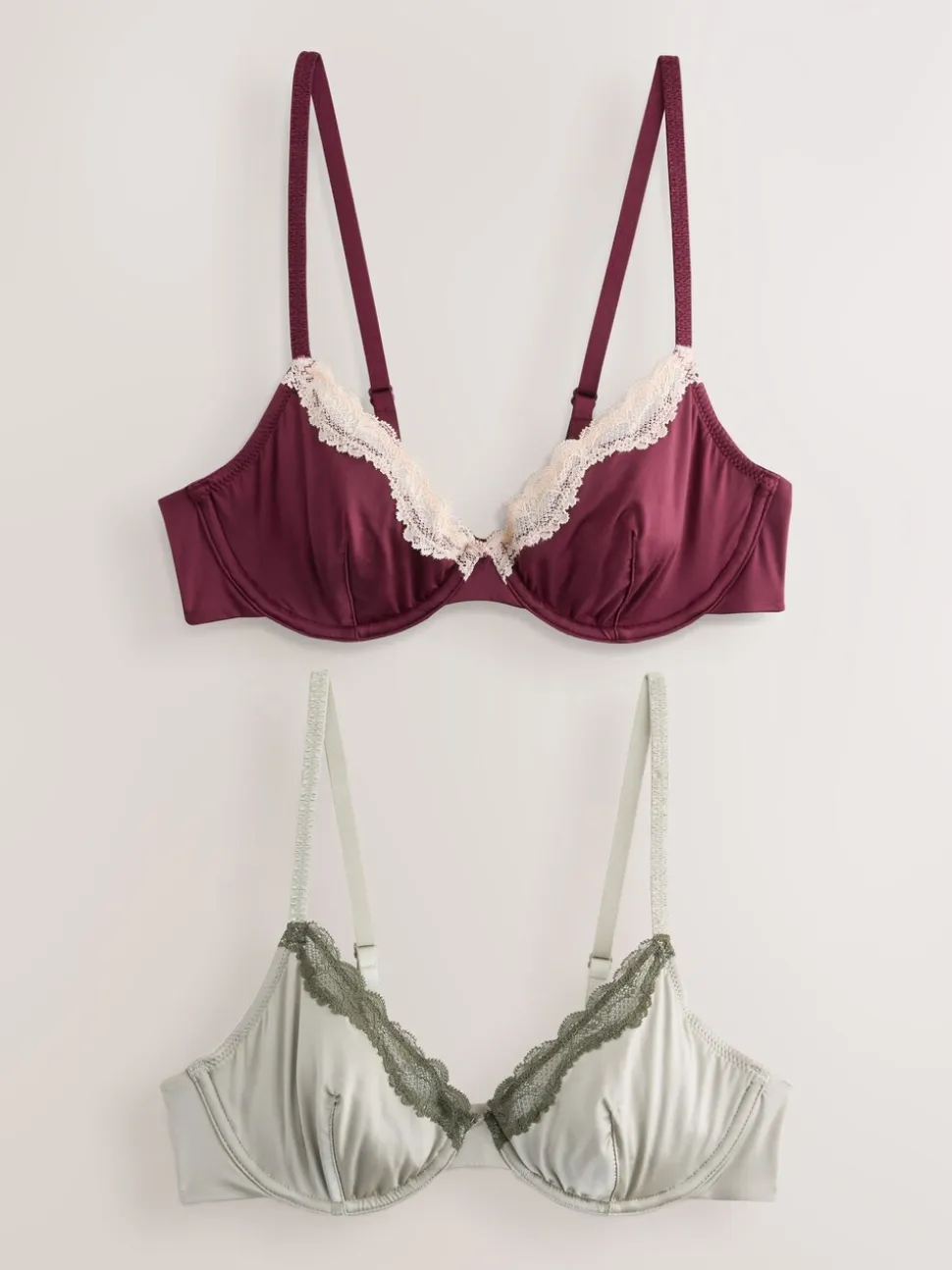 Plum/Vert - Soutien-gorge brillant