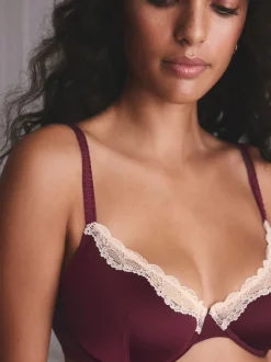 Plum/Vert - Soutien-gorge brillant