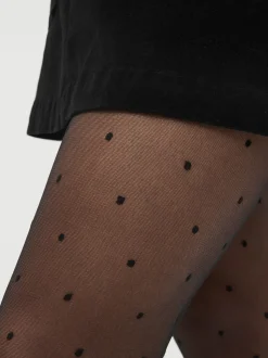 Point de Polka - Collants gainants fesses, ventre et cuisses