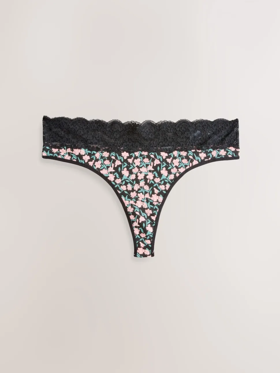 Pois imprimés - Culotte en coton et dentelle 7 Pack