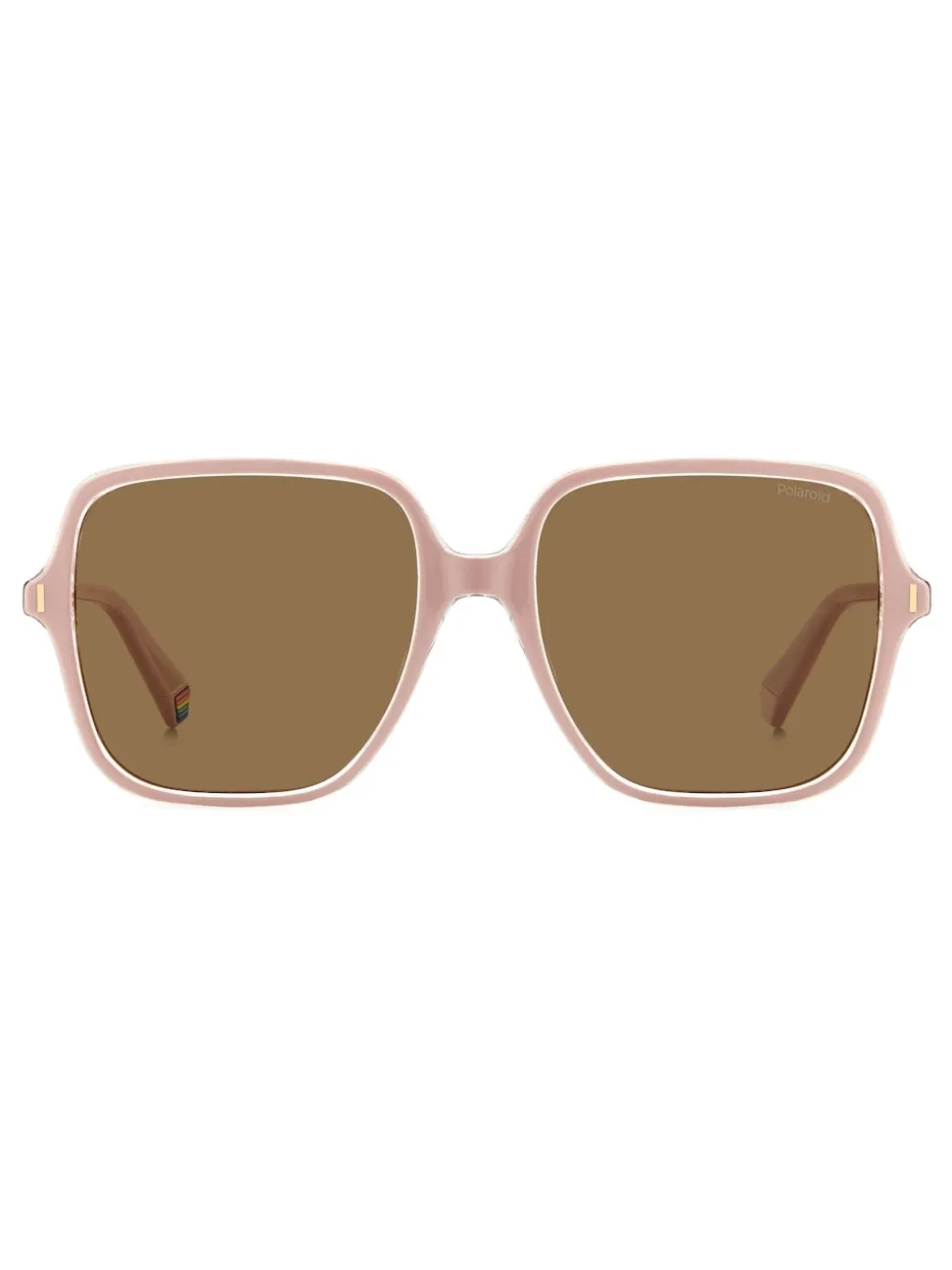 Polaroid Oversized Rose Square Lunettes de soleil