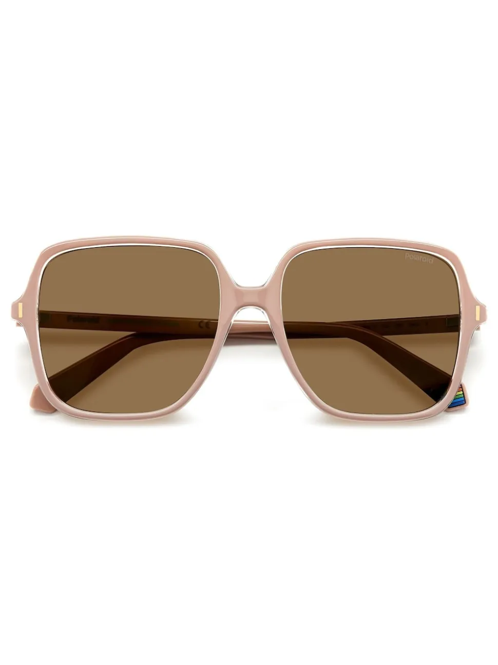 Polaroid Oversized Rose Square Lunettes de soleil