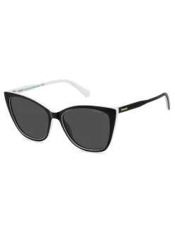 Polaroid Rectangulaire Noir Lunettes de soleil