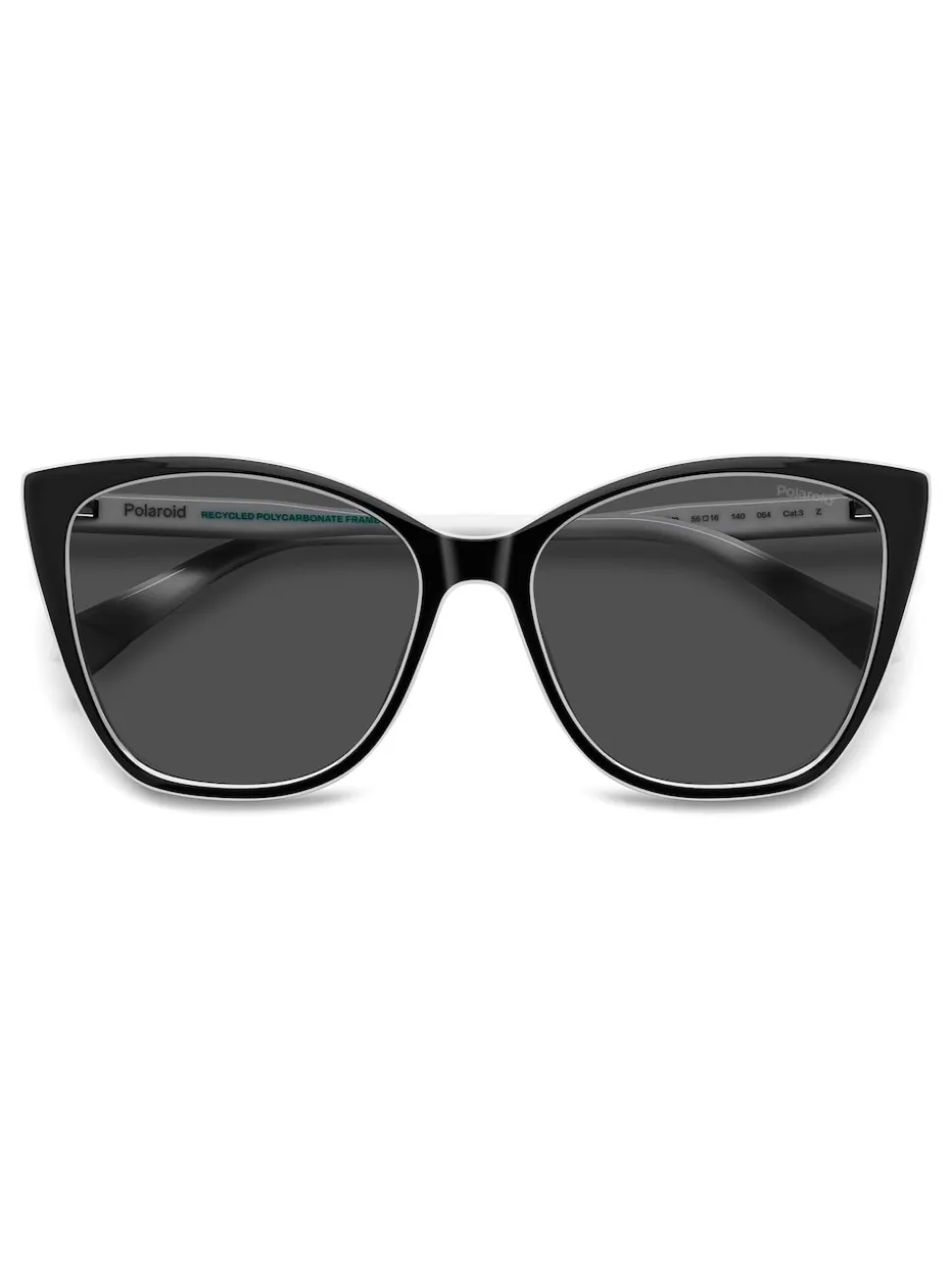 Polaroid Rectangulaire Noir Lunettes de soleil