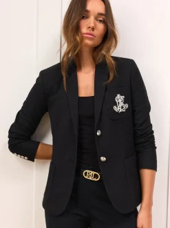 Polo Noir - Blazer Lauren Ralph Lauren Anfisa en jacquard en lingot