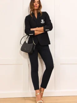 Polo Noir - Blazer Lauren Ralph Lauren Anfisa en jacquard en lingot