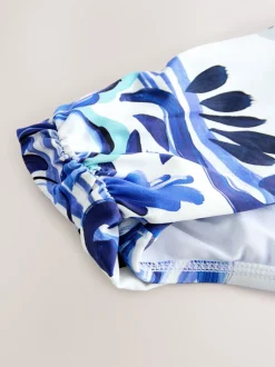 Porcelaine blanc/bleu - Bas de bikini