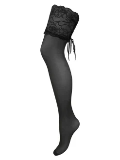 Pour Moi All Tied Up Laced Up 15 Denier Stockings