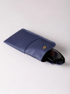 Pourpre foncé - Lakeland Leather Etui à lunettes