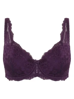 Pourpre foncé - Soutien-gorge Pour Moi Fleur à balconnet