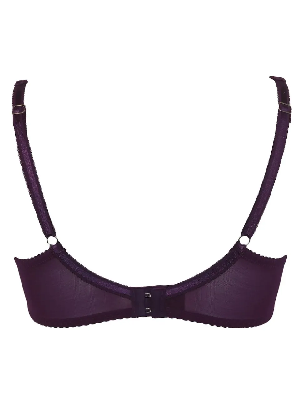 Pourpre foncé - Soutien-gorge Pour Moi Fleur à balconnet