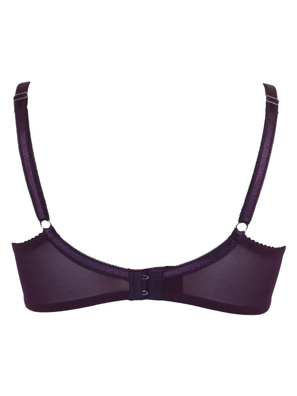 Pourpre foncé - Soutien-gorge Pour Moi Fleur à balconnet