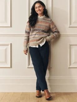Pull Laura Ashley Fairisle en maille à Col rond