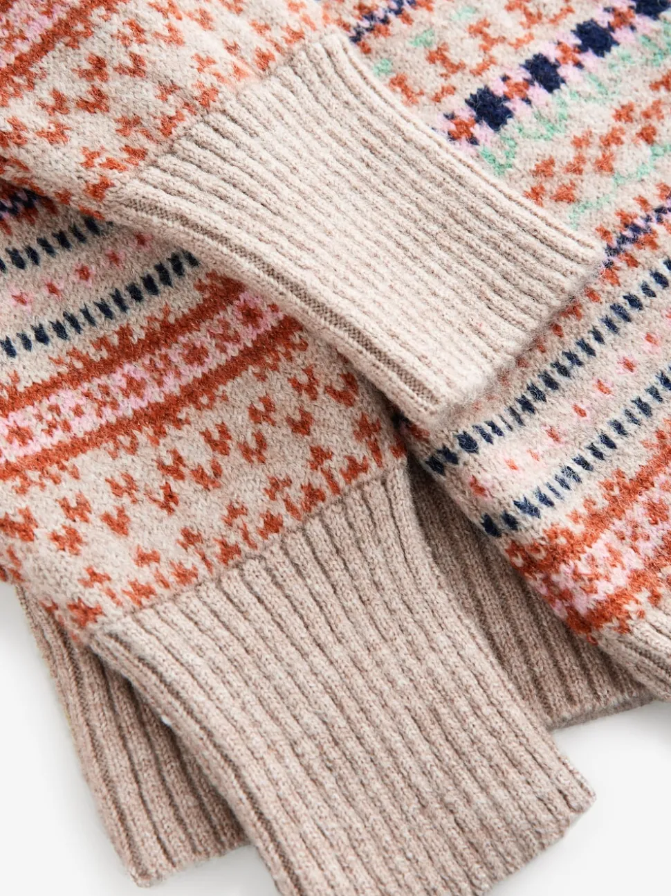 Pull Laura Ashley Fairisle en maille à Col rond