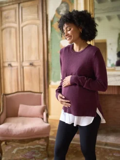 Pulls et Chemises Seraphine en Coton Blend Grossesse et Allaitement