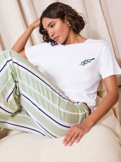 Pyjama Friends Like These Martini Rayure Manches courtes