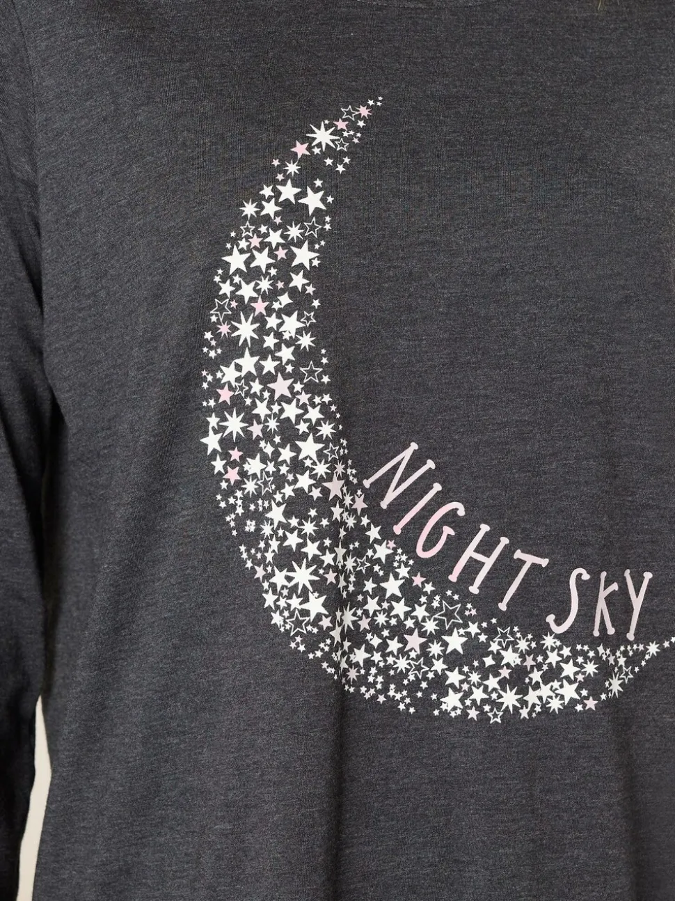 Pyjama M&Co Night Sky à Manches longues et Jambe large en Ensemble