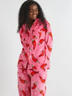 Pyjama Skinnydip Chilli Sparkle Twosie en polaire