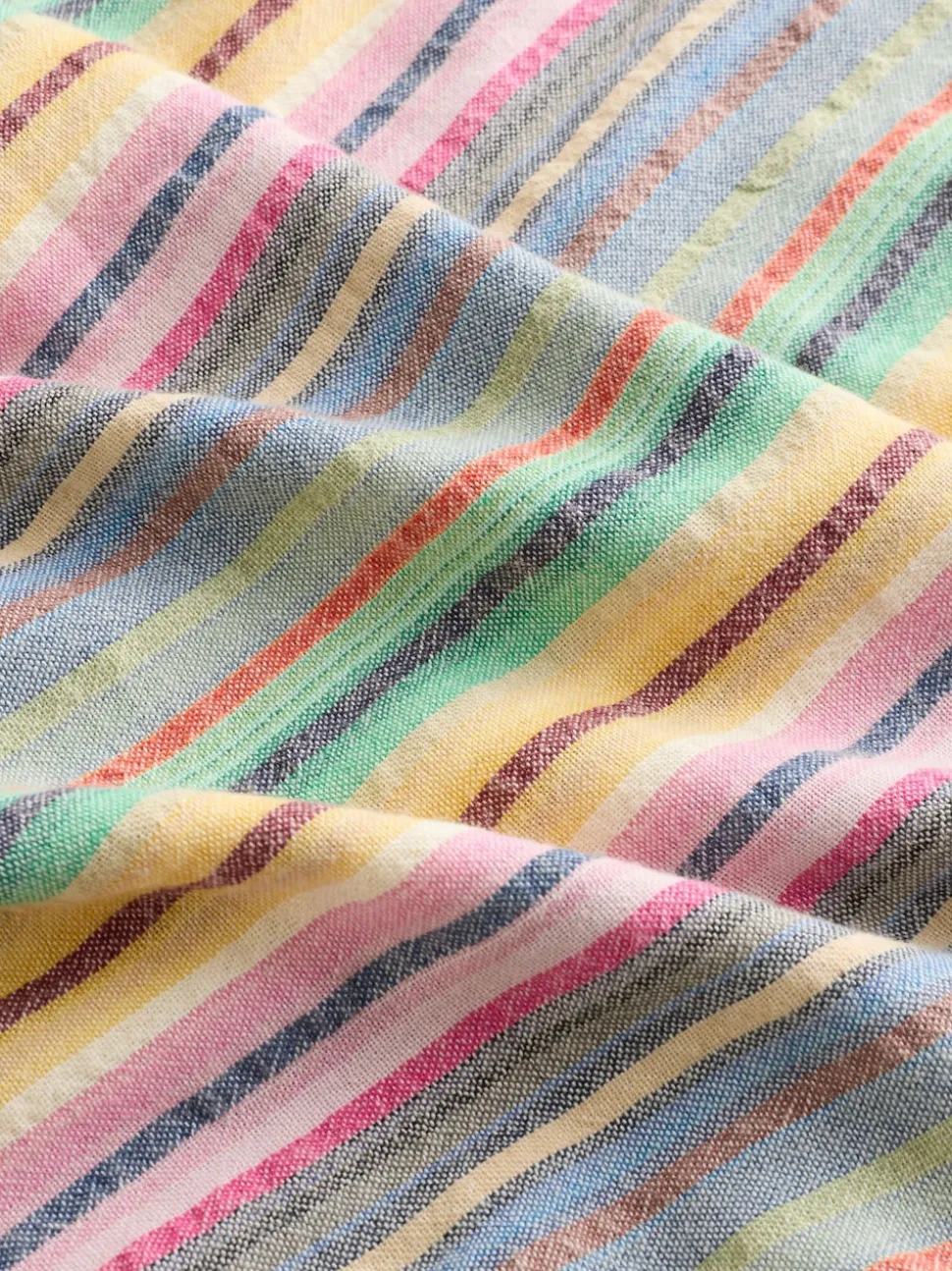 Rayures multicolores - Pantalon large à enfiler