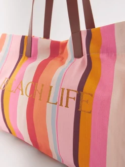 Rayures multiples - Sac de plage