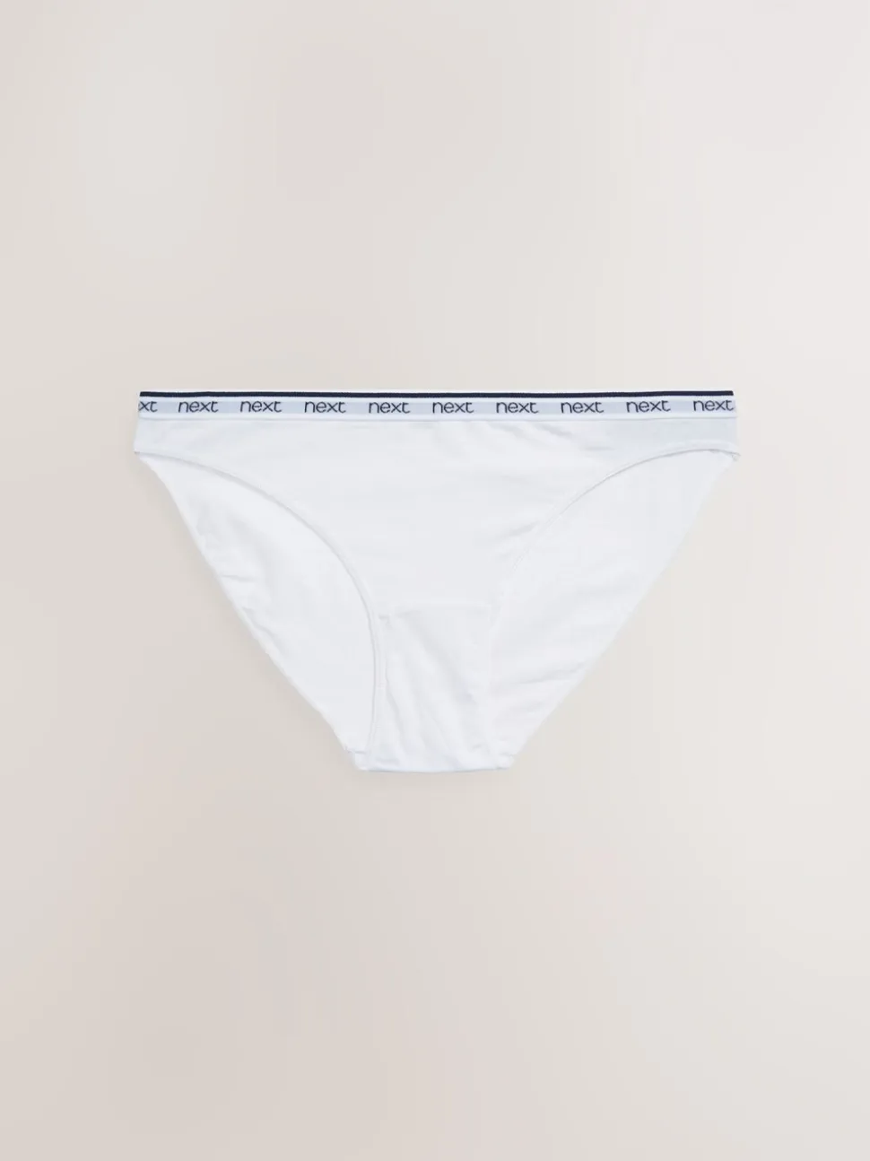 Rayures roses et bleues - Lot de 4 culottes à logo en coton