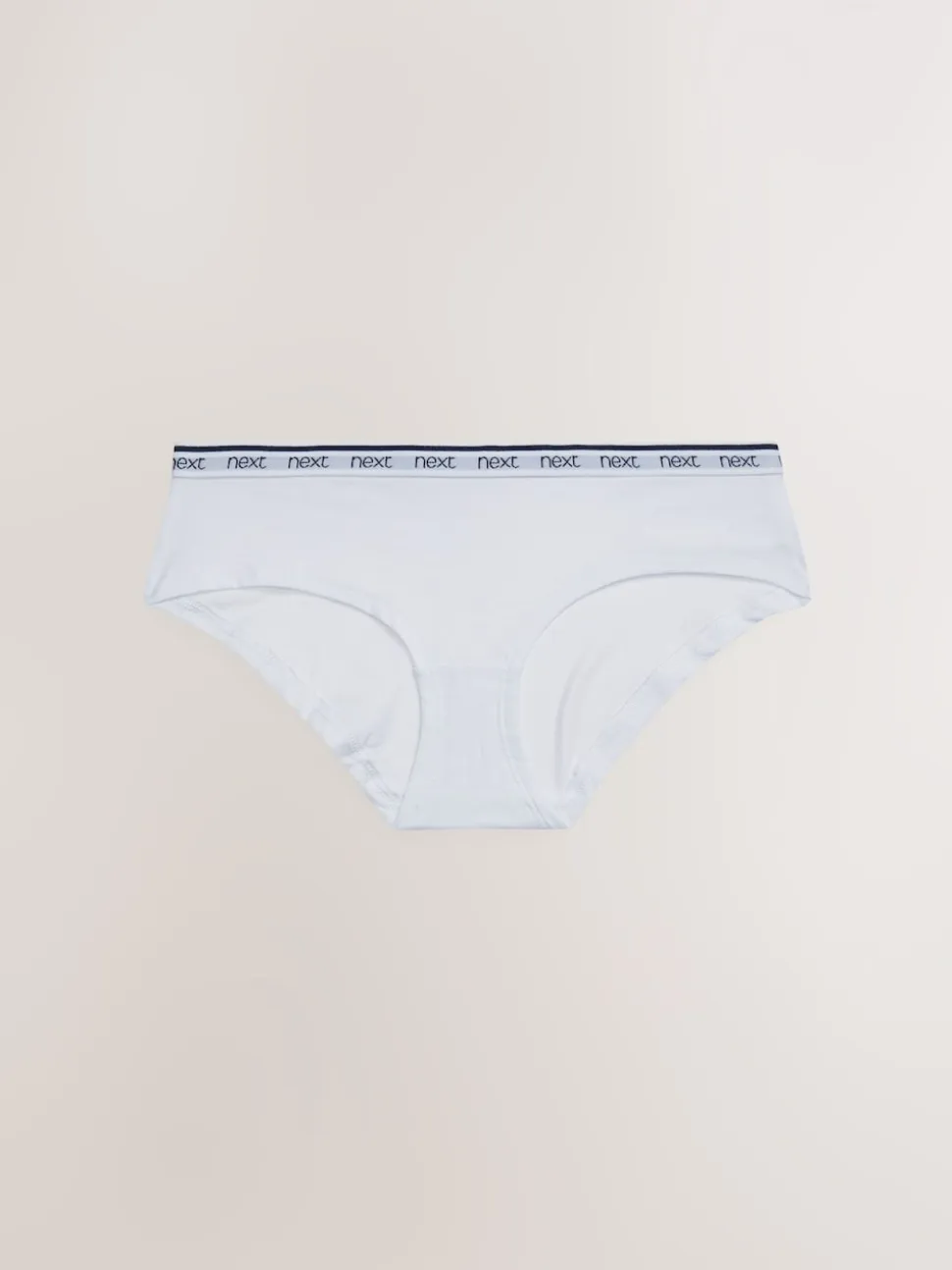 Rayures roses et bleues - Lot de 4 culottes à logo en coton