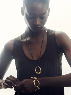 Reiss - Collier à pendentifs Momo Molten Link