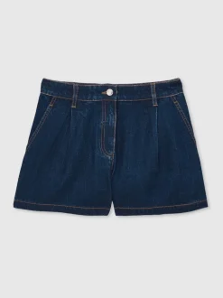 Reiss Denim Short plissé Raymond