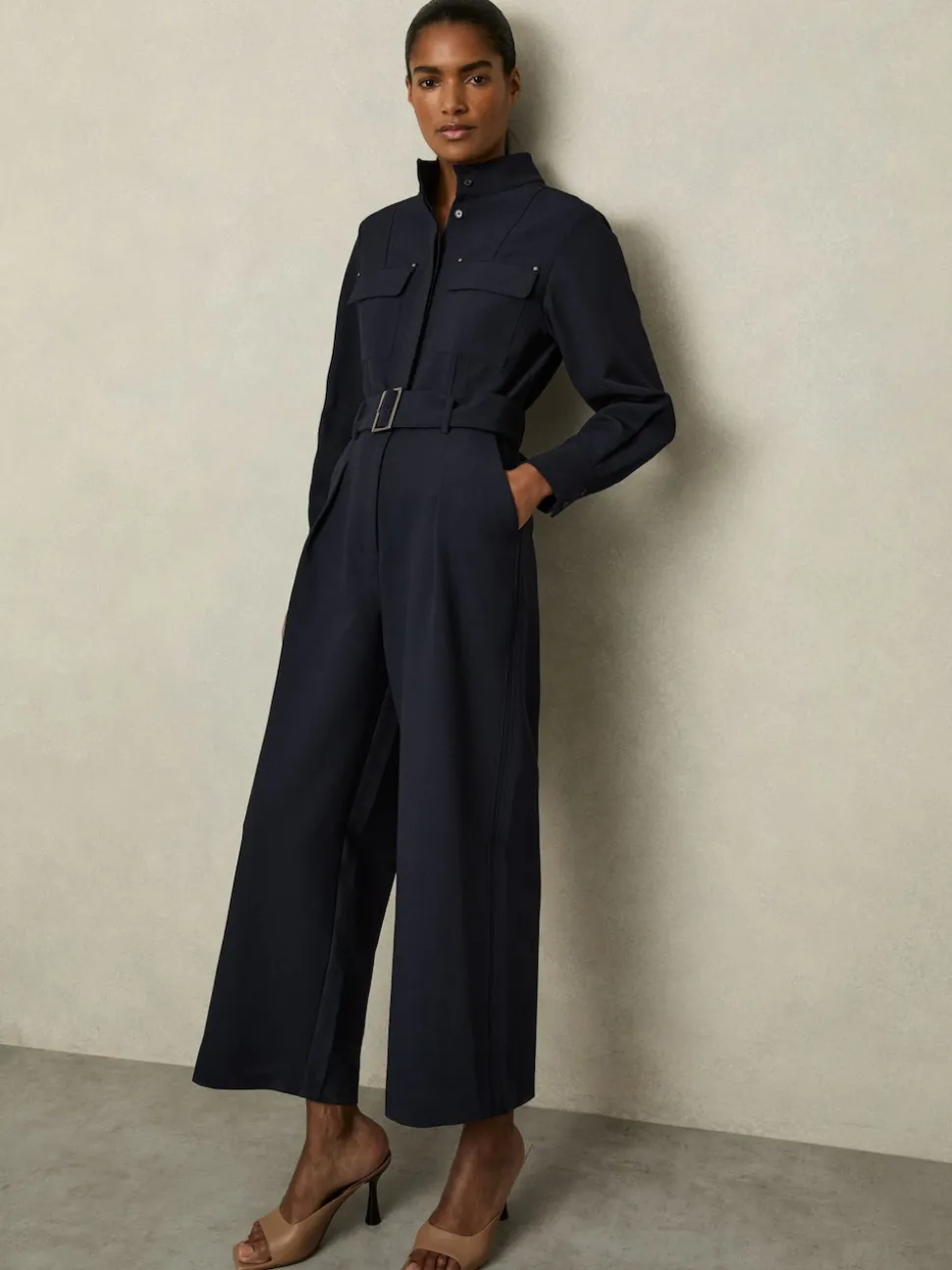 Reiss Kaia Habillé Combinaison utilitaire ample