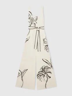 Reiss Kinsley Reiss | Combinaison NYBG à imprimé floral
