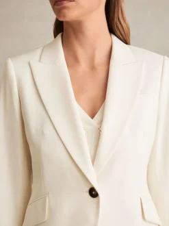 Reiss Millie Simple boutonnage Peak-Lapel habillé Blazer
