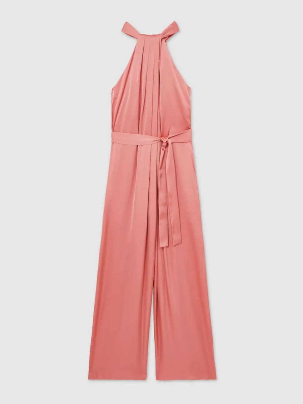 Reiss Rosin Satin Ample Draped Combinaison