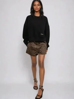 Religion Maeva 100% Short en coton Imprimé Léopard Mixte