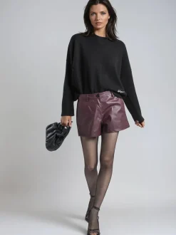 Religion short en similicuir Dark Orbit avec poche