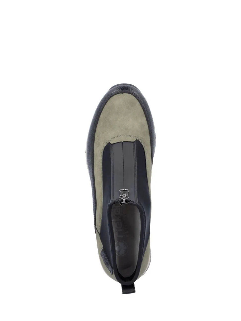 Rieker Womens Vert Front Zip Compensées Bottes