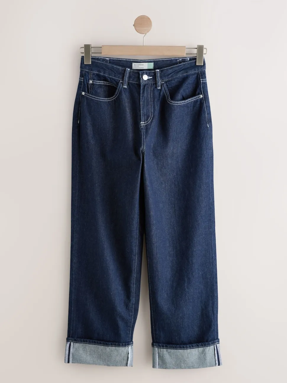 Rinse - Jean Boyfriend Jambe large Milieu Relevé