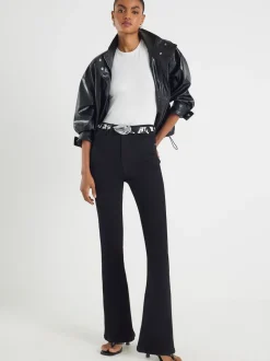 River Island Jean évasé sculptant taille haute