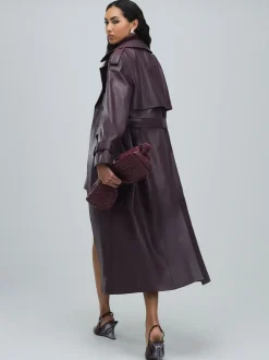 River Island Manteaux oversize en Cuir