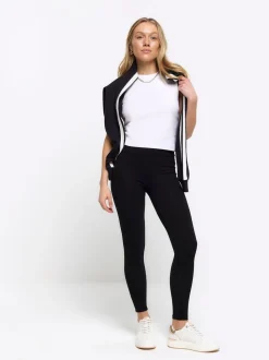 River Island Petites tailles 3 Lot Taille haute 100% Coton Leggings