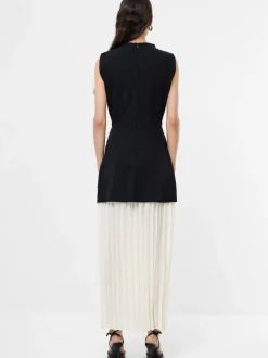 Robe French Connection Zion plissée à jupe