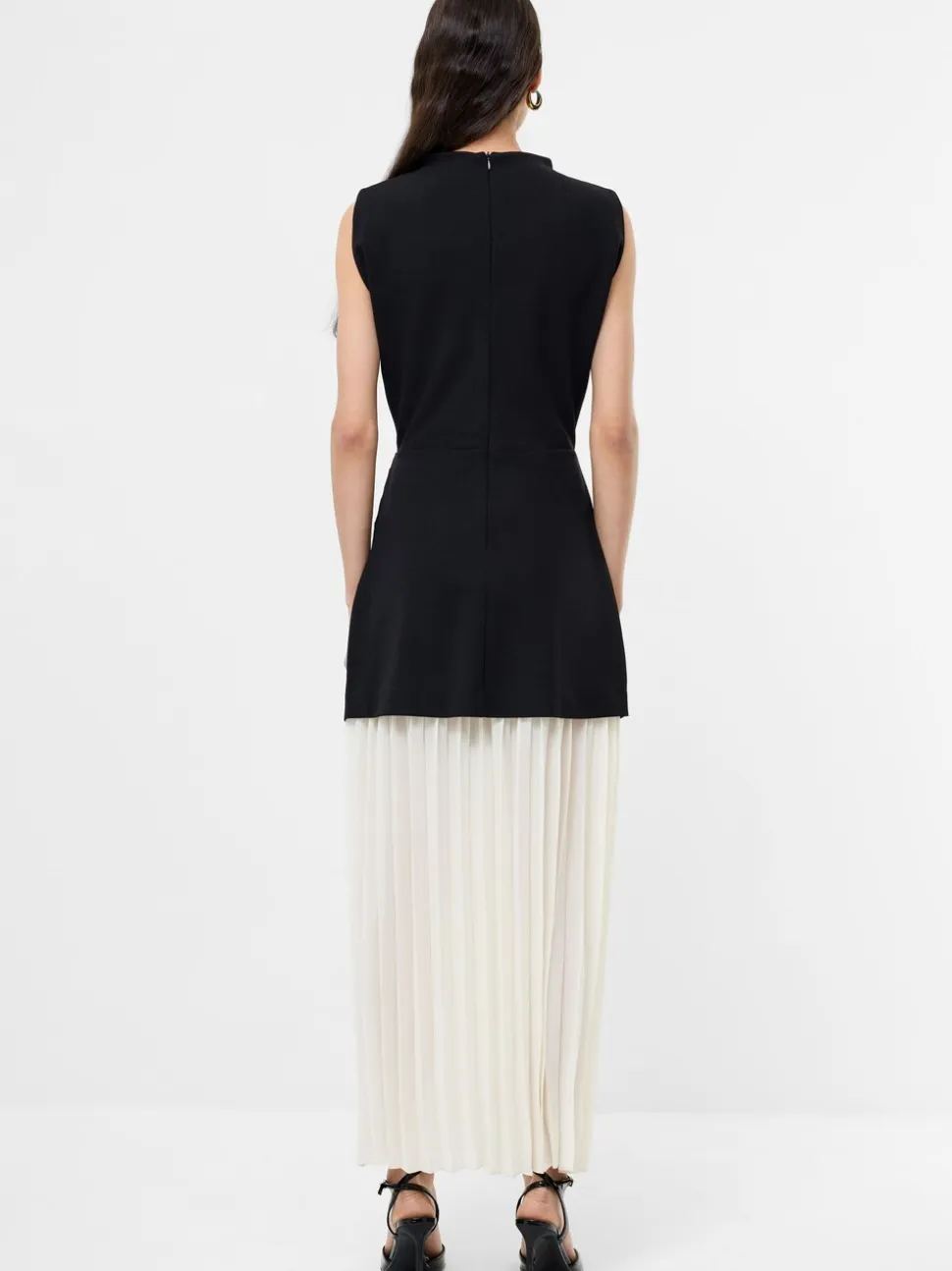 Robe French Connection Zion plissée à jupe