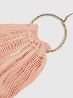Robe longue à dos nu Reiss Vinnie avec anneau