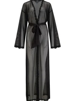 Robe longue Pour Moi Boudoir en maille et dentelle