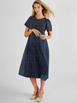 Robe midi de maternité et d’allaitement à pois JoJo Maman Bébé