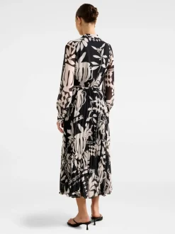 Robe mi-longue Forever New Annabel boutonnée