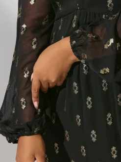Robe smockée Yours Curve London Sequin Bohème