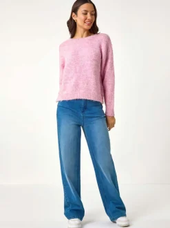 Rose - Cardigan Dusk à sequins avec nœud
